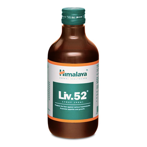 фото Сироп Лив 52 Хималая (Liv.52 Syrup Himalaya) для печени, при циррозе, гепатите, анемии, 200 мл