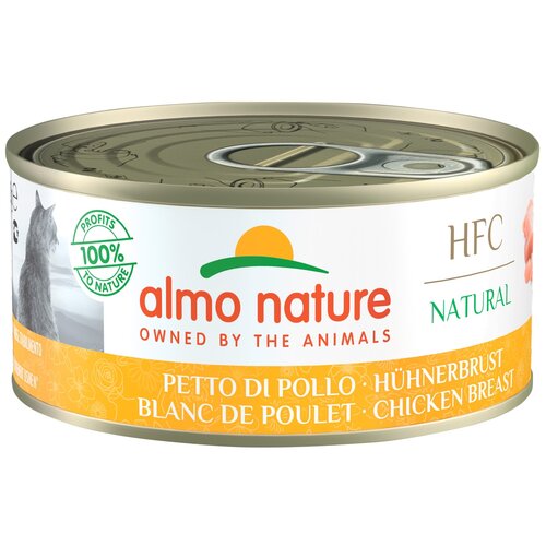 фото Влажный корм для кошек Almo Nature HFC, с куриной грудкой 150 г