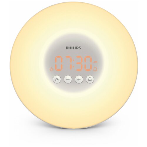 фото Световой будильник Philips Wake-up Light HF3500/01, белый/серый