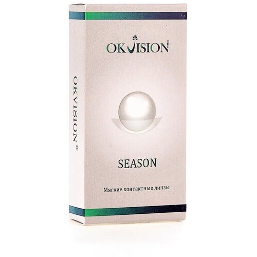 фото Контактные линзы OKVision Season, 2 шт., R 8,6, D -1,75, бесцветный, 1 уп.