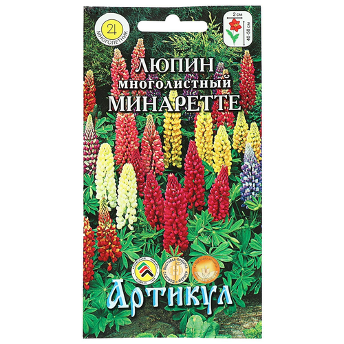 Семена Артикул Люпин многолетний Минаретте 0.5 г фото