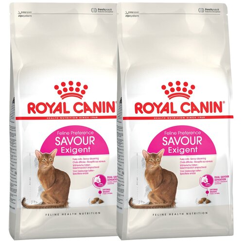 фото Сухой корм для кошек Royal Canin Savour Exigent, для привередливых 2 уп. х 2000 г (кусочки в соусе)