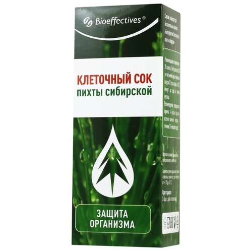 фото Концентрат Bioeffective Клеточный сок пихты сибирской, 85 г, 30 мл