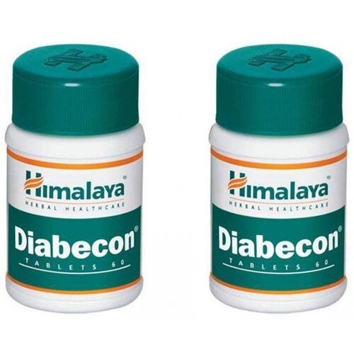 фото Таблетки Диабекон Хималая (Diabecon Himalaya), при диабете, лечит поджелудочную железу, контроль сахара и холестерина, 2х60 таб.