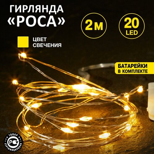 фото Гирлянда NEON-NIGHT 303-001, 1 шт. в наборе, 2 х 2 х 0.2 м, 0.2 х 2 м, желтые диоды/прозрачный провод