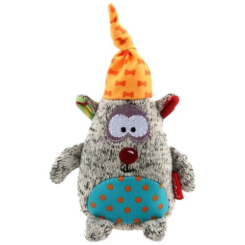 фото Игрушка   для собак  GiGwi Plush Friendz Мишка (75401),  серый, 1шт.