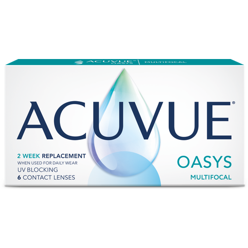 фото Контактные линзы ACUVUE Oasys Multifocal, 6 шт., R 8,4, D -0,5, ADD: низкая