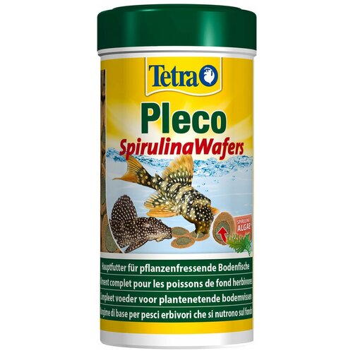 фото Сухой корм  для  рыб Tetra Pleco Spirulina Wafers, 250 мл, 105 г