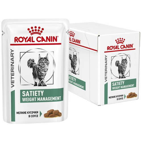 фото Влажный корм для кошек Royal Canin Satiety SAT30 при избыточном весе 12 шт. х 85 г (кусочки в соусе)