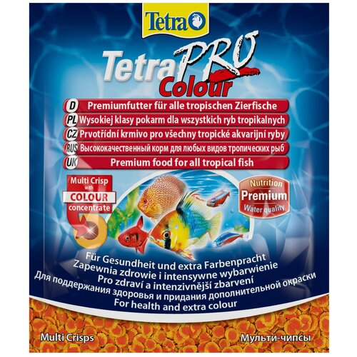 фото Сухой корм  для  рыб, рептилий, ракообразных Tetra TetraPro Colour, 12 г