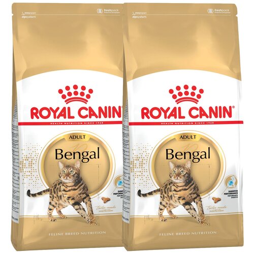 фото ROYAL CANIN BENGAL ADULT для взрослых бенгальских кошек (2 + 2 кг)