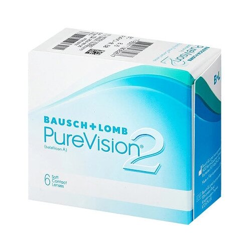 фото Контактные линзы Bausch & Lomb PureVision 2 HD., 6 шт., R 8,6, D -8