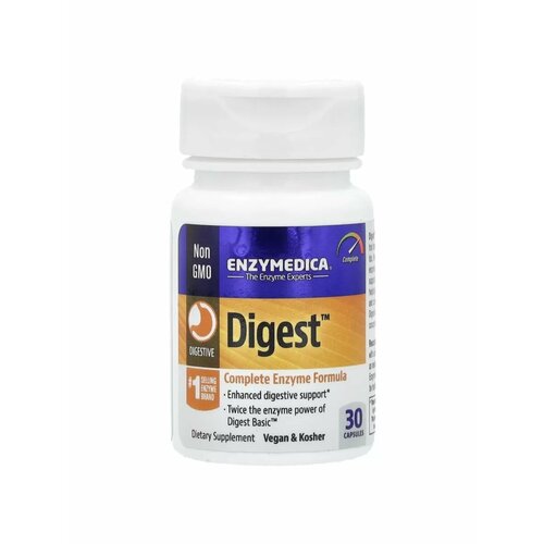 фото Digest Complete Enzyme Formula, энзимы, 30 капсул