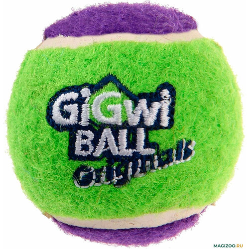 фото Мячик   для собак  GiGwi GiGwi ball Original средний (75338),  разноцветный, 1шт.