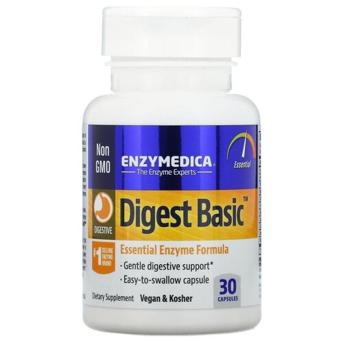 фото Капсулы Enzymedica Digest Basic, 50 г, 100 мл, 30 шт.