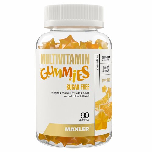 фото Multivitamin Gummies Sugar Free 90 жев. табл (Maxler) Апельсин