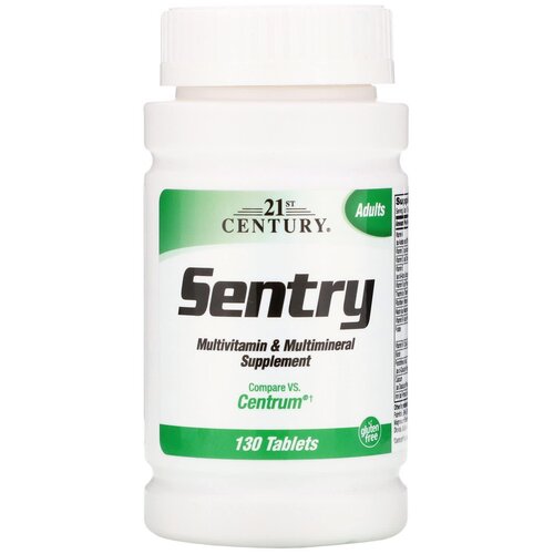 фото Таблетки 21st Century Sentry Multivitamin & Multimineral Supplement, 120 г, 130 шт.