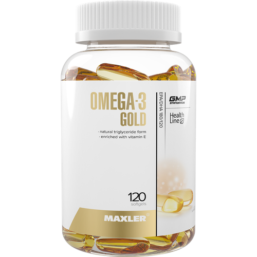 фото MAXLER Omega-3 Gold капс., 161 г, 120 шт.