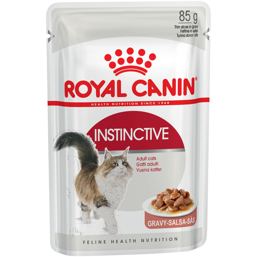 фото Влажный корм для кошек Royal Canin Instinctive, профилактика избыточного веса, профилактика МКБ 85 г (кусочки в желе)