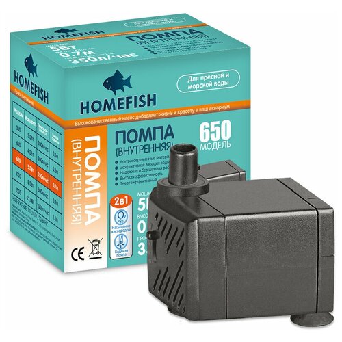 фото Помпа подъемная HOMEFISH AP-650 (350 л/ч) 5 Вт