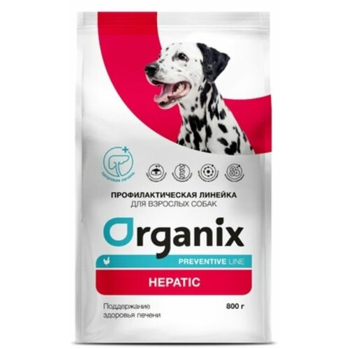 фото Organix Preventive Line Hepatic сухой корм для собак 