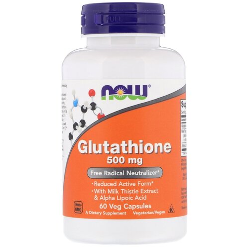 фото Now Foods Glutathione (Глутатион) 500 мг 60 капсул