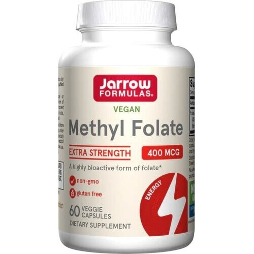 фото Jarrow Formulas Methyl Folate вег. капс., 400 мкг, 100 мл, 60 шт.