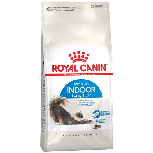 фото Сухой корм для длинношерстных кошек, живущих в помещении Royal Canin Indoor Long Hair 2 шт. х 400 г