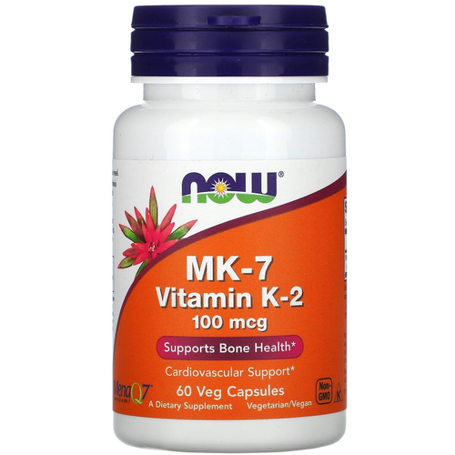 фото MK-7 Vitamin K-2, 100 мкг, 100 мл, 50 г, 60 шт.