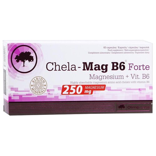 фото Olimp Labs Chela-Mag B6 Forte капс., 250 мг, 100 г, 60 шт.