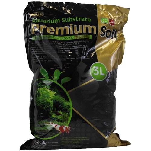 фото Грунт ISTA Aquarium Substrate Premium Soil 3.5+ 3 л, 2.6 кг