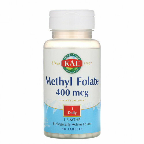 фото KAL Methyl Folate (Метил фолат) 400 мкг 90 таблеток (KAL)