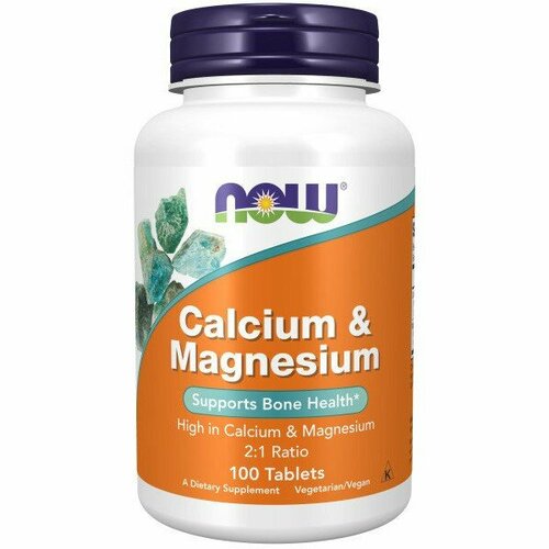 фото Now foods Calcium & Magnesium 100 таб