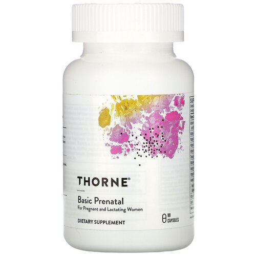 фото Капсулы Thorne Research Basic Prenatal, 140 г, 90 шт.