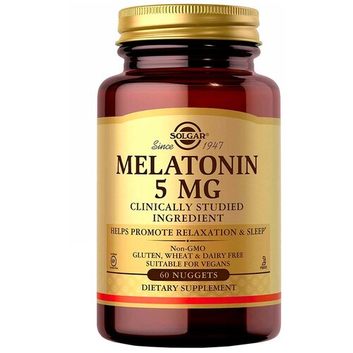 фото Пастилки SOLGAR Melatonin 5 мг, 180 г, 5 мг, 60 шт.