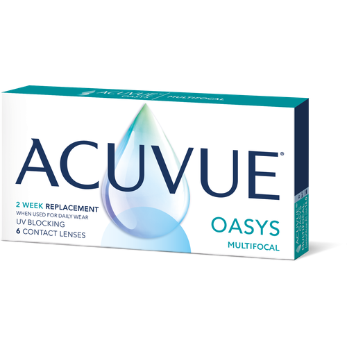 фото Контактные линзы ACUVUE Oasys Multifocal, 6 шт., R 8,4, D -1,25, ADD: низкая