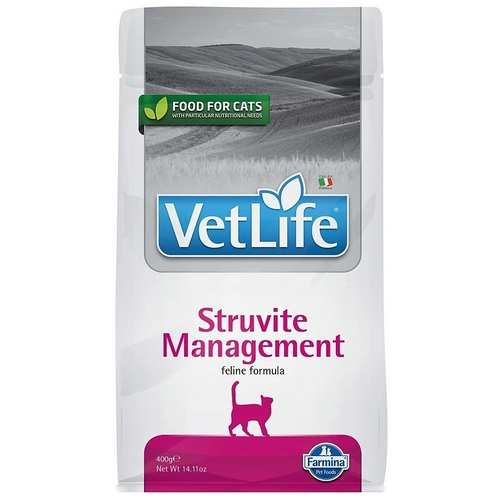 фото Сухой корм для кошек Farmina Vet Life Struvite Management, для лечения МКБ 400 г