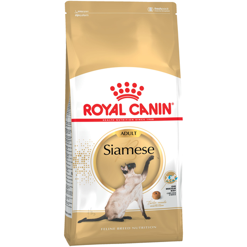 фото Сухой корм для кошек Royal Canin Siamese Adult для взрослых сиамских кошек от 1 года до 12 лет 2 шт. х 2000 г