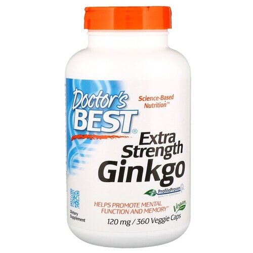 фото Extra Strength Ginkgo капс., 120 мг, 230 г, 360 шт.