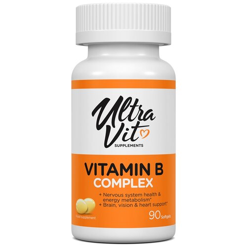 фото UltraVit Vitamin B Complex капс., 200 г, 90 шт.