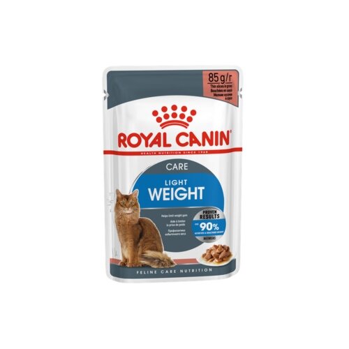 фото Влажный корм для кошек Royal Canin Light Weight, профилактика избыточного веса 6 шт. х 85 г (кусочки в соусе)