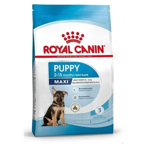 фото Royal Canin Maxi Puppy для щенков крупных пород Курица, 3 кг.