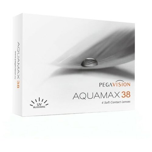 фото Контактные линзы Pegavision Aquamax 38, 4 шт., R 8,6, D -3,75