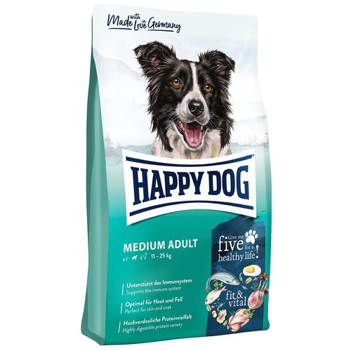 фото Сухой корм для собак Happy Dog Fit&Vital Medium Adult 1 уп. х 12000 г (для средних пород)