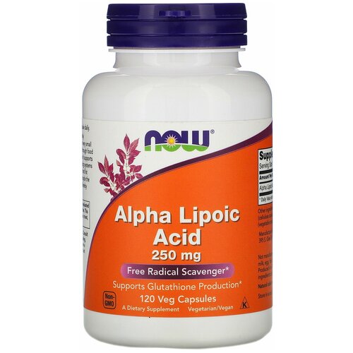 фото Alpha Lipoic Acid капс., 250 мг, 110 г, 120 шт.