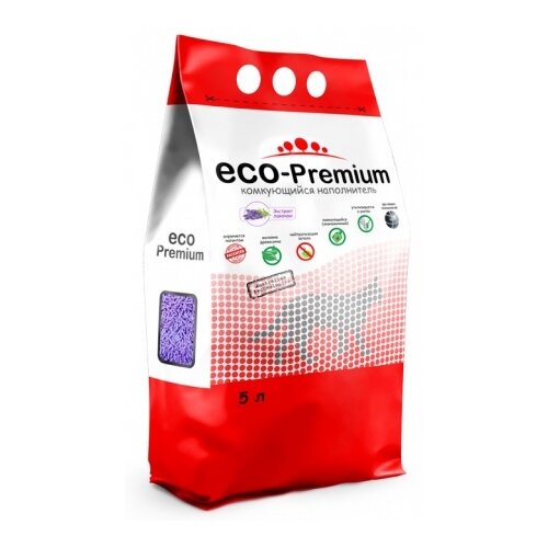 фото Комкующийся наполнитель ECO-Premium Green 129422, 5л, 1 шт.