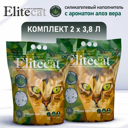 фото Наполнитель для кошачьего туалета впитывающий силикагель ELITECAT 