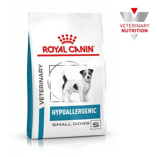 фото Сухой корм для взрослых собак Royal Canin Hypoallergenic HSD 24 Small Dog, при пищевой аллергии 1 уп. х 2 шт. х 1000 г (для мелких пород)