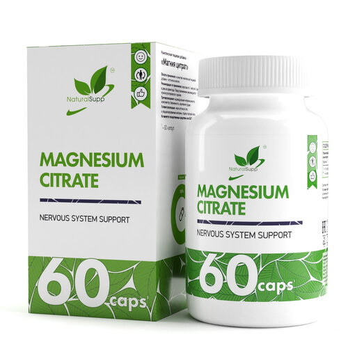 фото Magnesium Citrate, капс., 100 г, 60 шт.