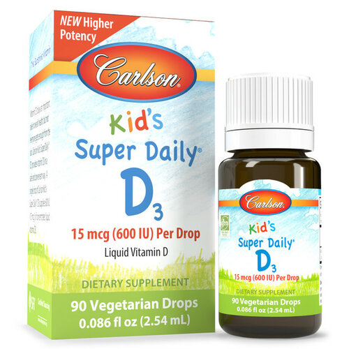 фото Раствор Carlson Labs Baby's Super Daily D3 фл., 50 г, 2.5 мл, 400 МЕ, 90 шт.